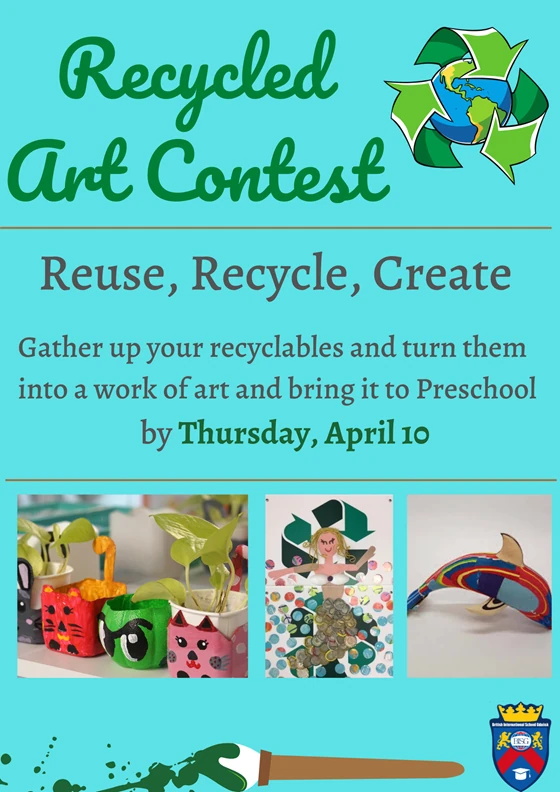 British International School Gdansk Recycled Art Contest 2025